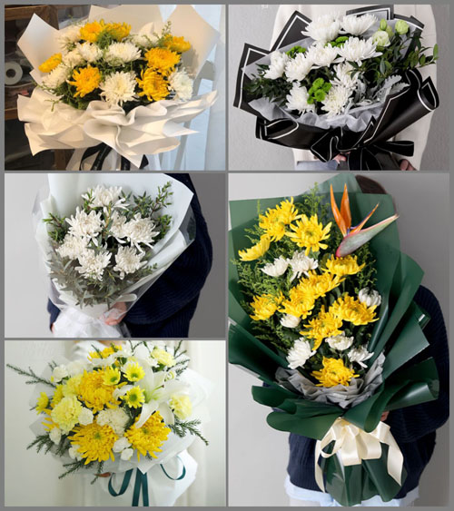 贵州遵义红花岗区忠庄街道幸福村白事花束代送